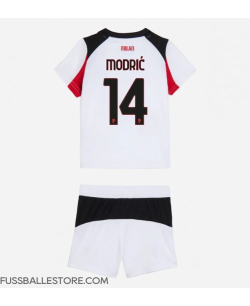 Günstige AC Milan Luka Modric #14 Auswärts Trikotsatzt Kinder 2025-26 Kurzarm (+ Kurze Hosen) Günstige AC Milan Luka Modric #14 Auswärts Trikotsatzt Kinder 2025-26 Kurzarm (+ Kurze Hosen)